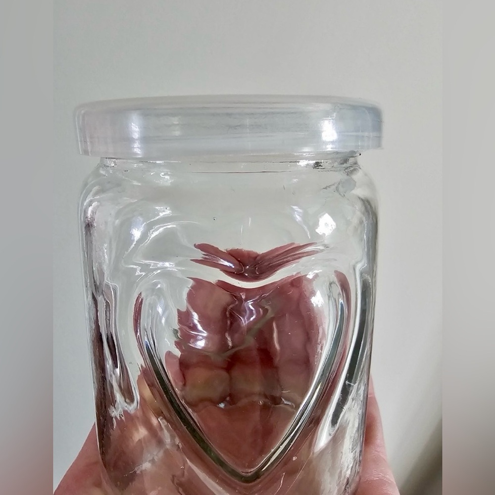 HEART ♥️ JAR W/lid